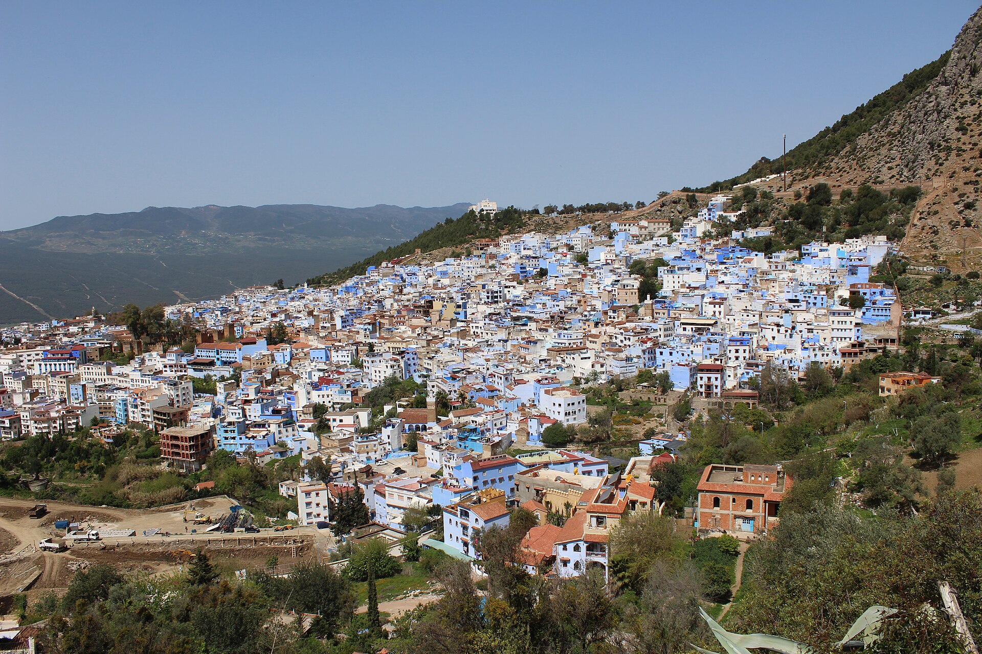 Blue Lanes And Mountain Views